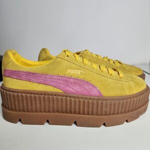 Fenty X Puma Suede Cleated Creepers 'Lemon'